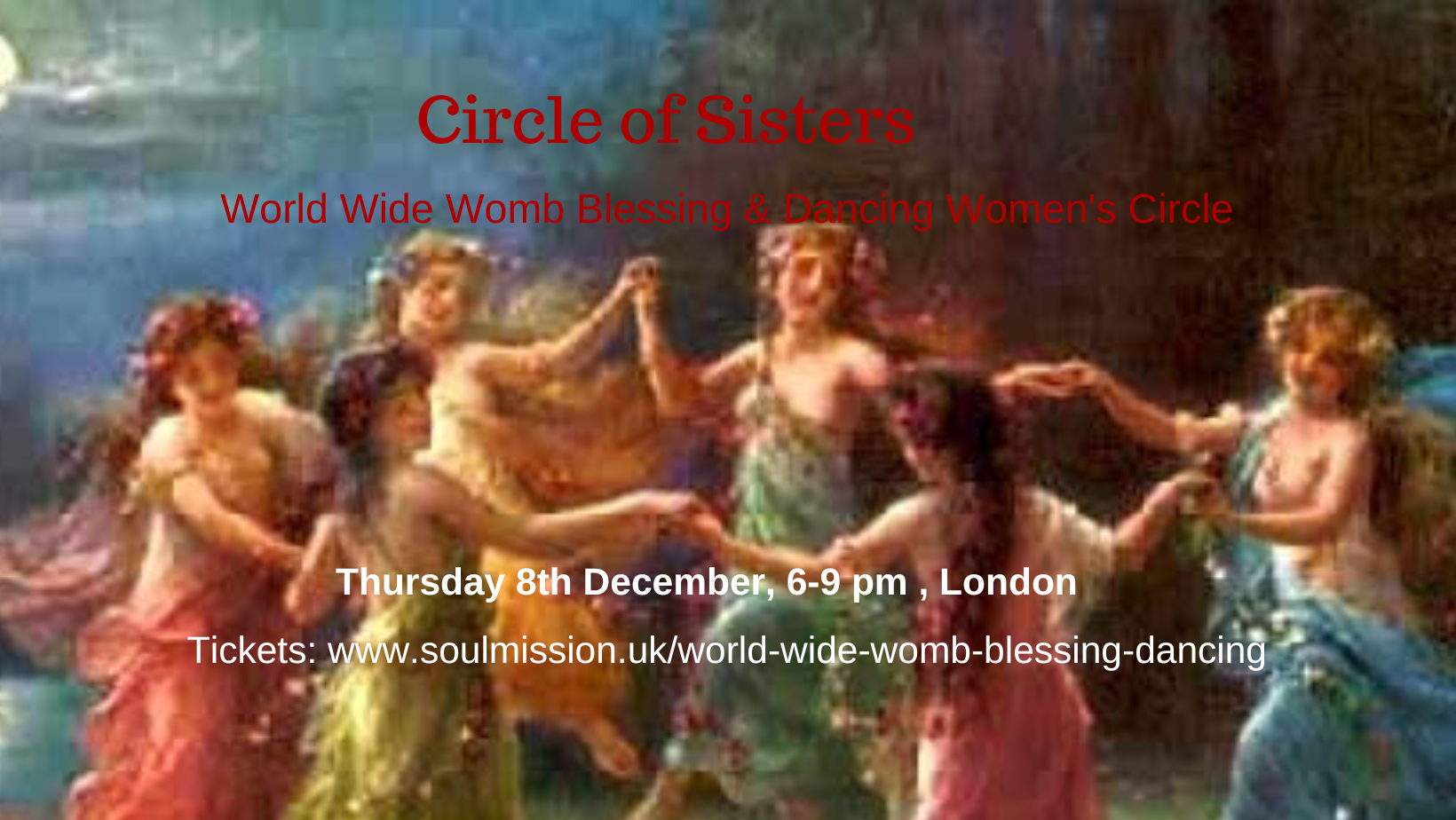 world wide womb blessing 8 december 2022 london uk