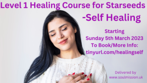 level 1 healing course for starseeds, self healing