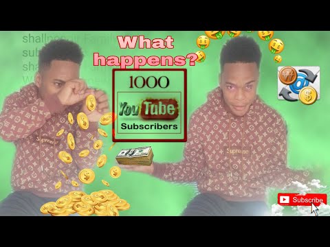 What happens when you reach 1000 subscribers on YouTube
