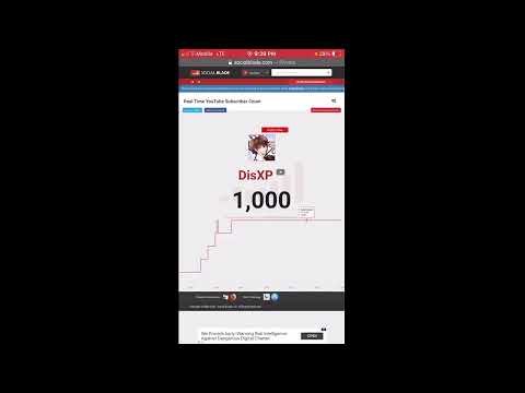 1000 subs countdown