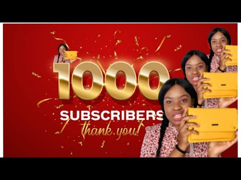 I have reached 1000 Subscribers on YouTube #1000Subscribers