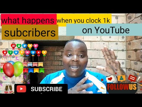 What happens when you click 1000 subscribers