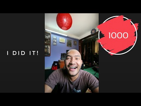 I Did It | 1000 Subscribers Challenge