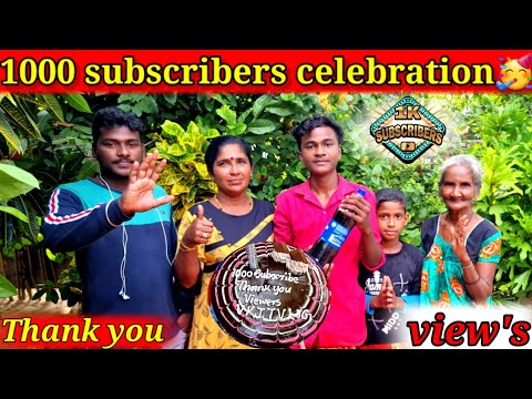 1000 subscribers celebration🥳 | Thank you 🙏 | New youtuber | Jaffna vlog | VKJTVLOG