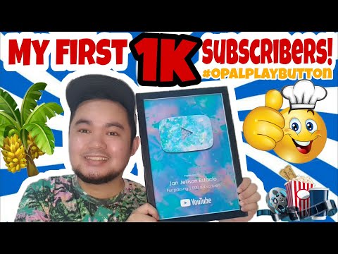 MY FIRST 1K SUBSCRIBERS | Opal Play Button