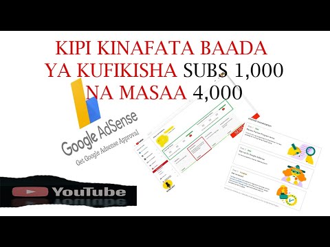 Kipi kinafata baada ya kufikisha Subscribers 1000 na Masaa 4000.
